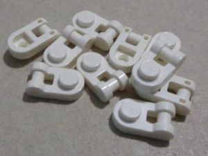 Lego Parts & Pieces 6174937 - 26047 Plate 1x1 Modified With Handle White x10 - Picture 1 of 1