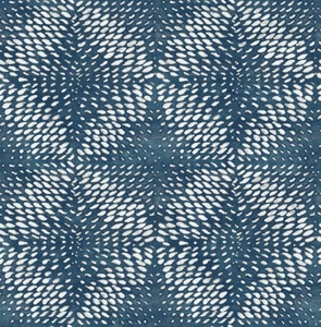 A-Street Prints by Brewster 2793-24727 Ethos Sapphire Abstract Wallpaper - Picture 1 of 5