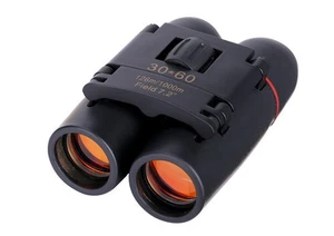 MINI BINOCOLO PROFESSIONALE NERO MILITARE CON LENTI ANTIRIFLESSO 30X60 - Foto 1 di 4