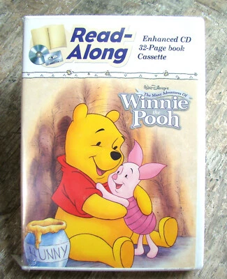 Whinnie The Pooh ~2002 Audio CD & Cassette w Read Along Booklet~ Disney SEALED! - Image 1 of 4
