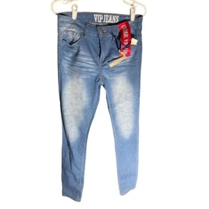 VIP Jeans Women's Size 8 Blue Stretch Skinny Jeans Medium Wash - Picture 1 of 4