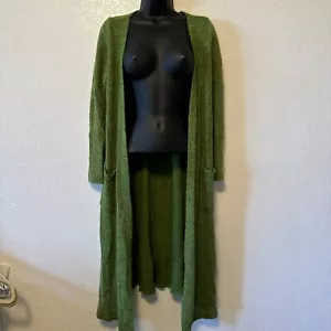 LuLaRoe Strick Staubwedel Cardigan Pullover grün gesprenkelt Gr. Small vorne offen - Bild 1 von 6