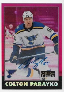 20/21 O-PEE-CHEE PLATINUM RETRO RED RAINBOW AUTOGRAPH Colton Parayko #R36 GRP E - Picture 1 of 1