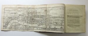 1791 Pennant Account London 2nd Ed Map City in 1563 15 Engravings Rebound Marble
