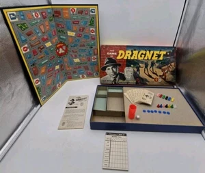 The Game of Dragnet Board Game Jack Webb Transogram TV Series 1955 - Picture 1 of 9