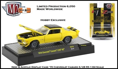 M2 Machines '70 Chevy Camaro Z/28 RS Hurst Hobby Special 1:64th Diecast Car - Image 1 of 2