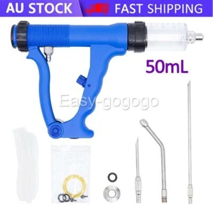 50ml CONTINUOUS DRENCH GUN - CATTLE SHEEP GOATS ORAL & POUR ON ANIMAL HUSBANDRY - Picture 1 of 9
