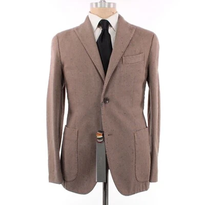 Abrigo Deportivo Chaqueta Boglioli Nuevo con Etiquetas Algodón/Poliéster K Talla 48R US 38R Marrón Claro con Mancha Foto 1 de 4