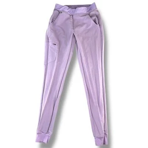 Figs Lavender Fitted Scrub Uniform Pants Pockets Size XS Technical Collection - Picture 1 of 9