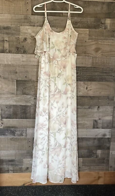 Maxi Vestido Show Me Your MuMu Caitlin Volantes Talla L Floral Forrado Rosas Boda Foto 1 de 4