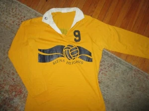 Vintage SIENNA HEIGHTS VOLLEYBALL TRIKOT SHIRT Saints Adrian Rugby-Stil Polo Damen  - Bild 1 von 7