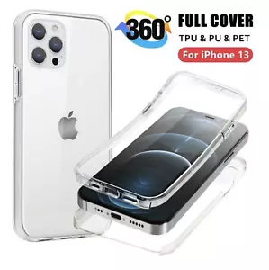 Front & Back Case For iPhone 14 PRO 15 13 12 11 XR XS 7 8+ SE 3 Shockproof Cover - Picture 1 of 7