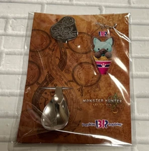 Monster Hunter Wilds 31 Limited Spoon Schlüsselanhänger Code Set Baskin Robbins Neu 2025 - Bild 1 von 3