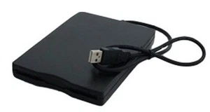 Lecteur de disquette USB 2.0 noir externe 3,5" 8,9cm Win7,8 et Win10 #22120 - Photo 1/1
