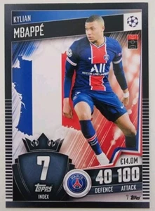 2020-21 Kylian Mbappe Topps Match Attax 101 Paris Saint Germain & France #7 - Picture 1 of 1