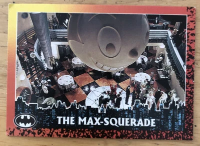 1992 Topps Batman Returns The Max-Squerade Card #64 Max Shreck, Selina, Dance - Image 1 of 2