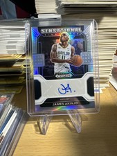 2022-23 Panini Prizm Draft Picks Sensational Signatures Silver James Akinjo Auto