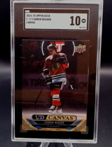 2024-25 Upper Deck Series 1 - Ud Canvas Connor Bedard #C-72 SGC 10 - Picture 1 of 2