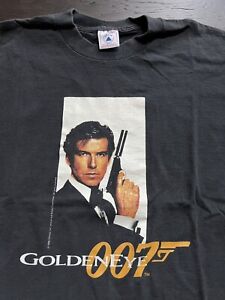 Vintage 90s James Bond 007 goldeneye movie T shirt L single stitch Delta tag tee
