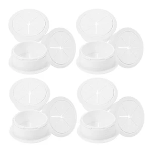 20 Pcs Wiring Hole Cover Office Computer Desk Cord Grommet Desktop - Afbeelding 1 van 12