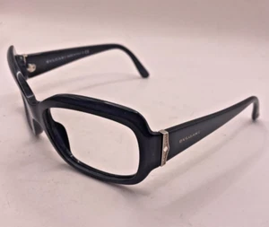 BVLGARI EYEGLASSES FRAMES ONLY 6052-B 501/87 BLACK FULL RIM 58-17-130 ITALY - Picture 1 of 7