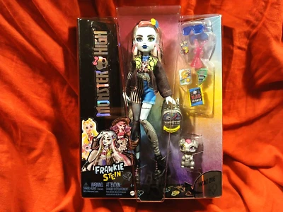 Monster High Core Refresh Frankie Stein 娃娃 2024 时尚娃娃 全新 — 第 1/4 张图片