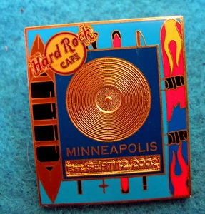MINNEAPOLIS GOLD RECORD FRAME SERIES CANOS PADDLES WATER Hard Rock Cafe PIN LE - Bild 1 von 1