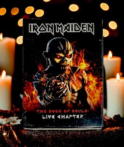 IRON MAIDEN The Book Of Souls Live Chapter DELUXE BOOK CASE Album 2 CD SET NEW - Picture 1 of 6