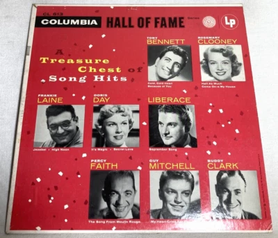 Columbia Hall Of Fame: A Treasure Chest Of Song Hits - 12" LP CL 613 Mono VG/VG+ Foto 1 de 4