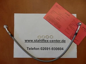 STAHLFLEX 50cm Einzelleitung TÜV Bremsleitung Bremse 50 cm NEU brake hose C447 - Bild 1 von 1
