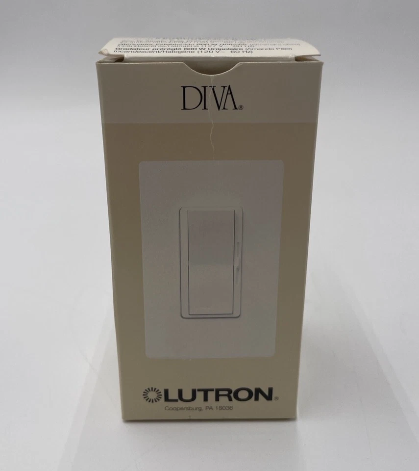 Lutron Diva DV-600P-LA Single Pole Dimmer Incandescent/Halogen -