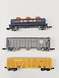 N SCALE MINI LOT LIMA CATTLE MKT 508 BACHMANN DYLX 1086 UNION 76 UCUA 10162 TANK - Picture 1 of 7