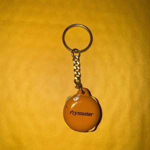 VTG Hamburger Key Chain "FRYMASTER" Lettuce Tomato Burger Keychain Cheeseburger  - Picture 1 of 2