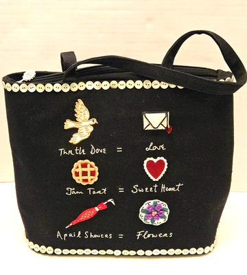 Bolso de Mano Lulu Guinness London "Cockney" Pearlie Queen Botones Nácar Foto 1 de 4