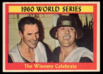 Serie Mundial Topps 1961 The Winners Celebrate #313 - Piratas/Yanquis - EX Foto 1 de 2