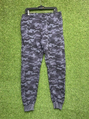 Pantalones deportivos Ultra Performance para hombre grandes de vellón azul camuflaje tecnología cordón Foto 1 de 4