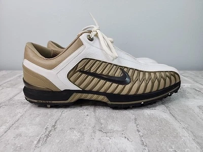 Zapatos de golf Nike Air Zoom Elite II blanco dorado para hombre talla 10,5 336036-193 Foto 1 de 4