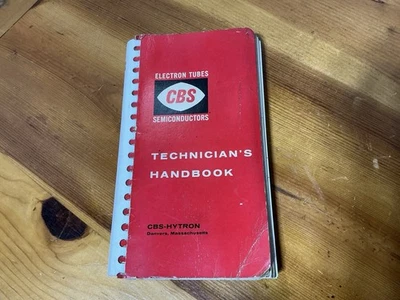 Manual de técnico CBS Hytron 1959 tubo de vacío datos zócalo diagramas guía de colección Foto 1 de 4