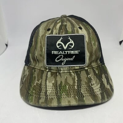 Realtree Original Camo Hunting Fishing Cap Trucker Hat Adjustable - Image 1 of 4