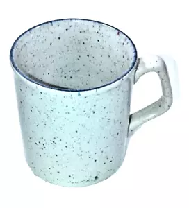 Ceramic Coffee Mug White w/ multi-Coloured Speckles 4x Available Unbranded Mint - Picture 1 of 10