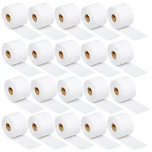 20ROLLS Continuous Paper Label 2 1/4" x 250' for Dymo 30270 LabelWriter 400 450 - Picture 1 of 24
