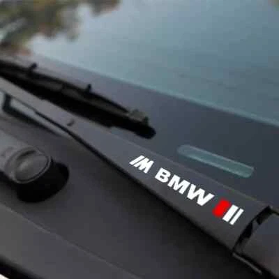 4PCS PVC Car Window Wiper Sport Sticker Decals For BMW Car Accessories - Изображение 1 из 3