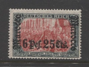 Alemania 1906 oficinas en Marruecos 6 piezas. 25 quilates. Edición como nueva**, $504.00 - Imagen 1 de 2