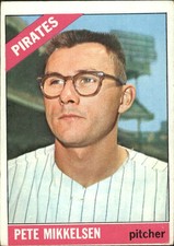 1966 Topps Card #248 Pete Mikkelsen PIRATES VG G11671 - VG