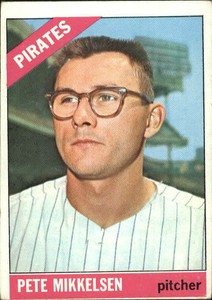 1966 Topps Card #248 Pete Mikkelsen PIRATES VG G11671 - VG