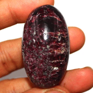 Cristal mineral Shiva Lingam grado coleccionista granate gema natural 67,7 g ~ 45 mm - Imagen 1 de 11