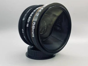 HELIOS 44-2 58mm f2 Cine Lens Micro 4/3 Mount Rehoused Anamorphic Bokeh & Flare - Picture 1 of 14