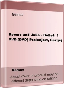 Romeo und Julia - Ballet, 1 DVD Prokofjew, Sergej DVD Fast Free UK Postage - Imagen 1 de 1