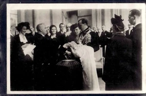 ThriftCHI ~ RPPC 1947 Netherlands Royal Baptism Queen Juliana - Picture 1 of 2