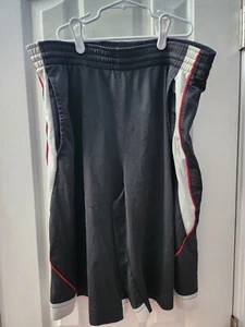 Nike Dri-Fit Dry Icon Basketball Shorts Size Medium Black And White - Picture 1 of 3